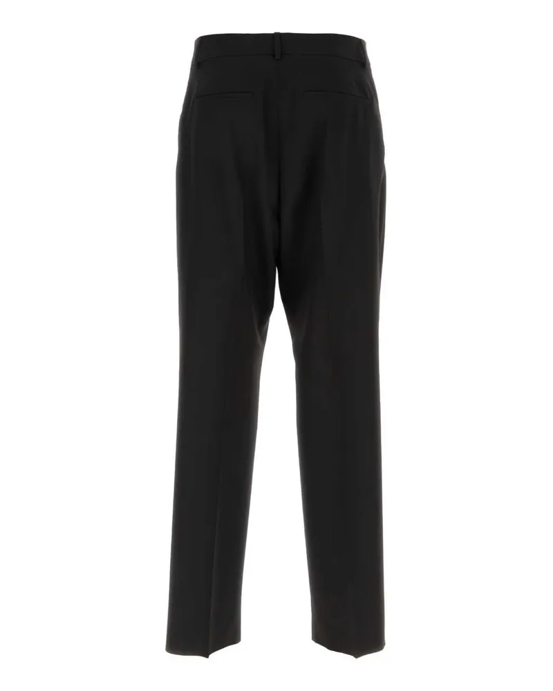 Valentino Garavani Men's Pantalone Nero Pantaloni Trousers Black
