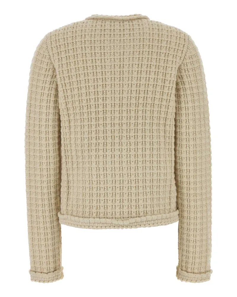Isabel Marant Wool Blend Cardigan — Beige Beige