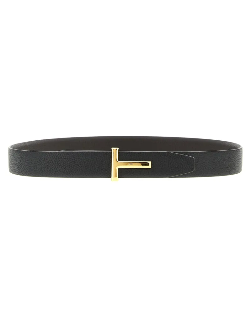 Tom Ford Men's Multicolor Calfskin Regular Belt Multicolor