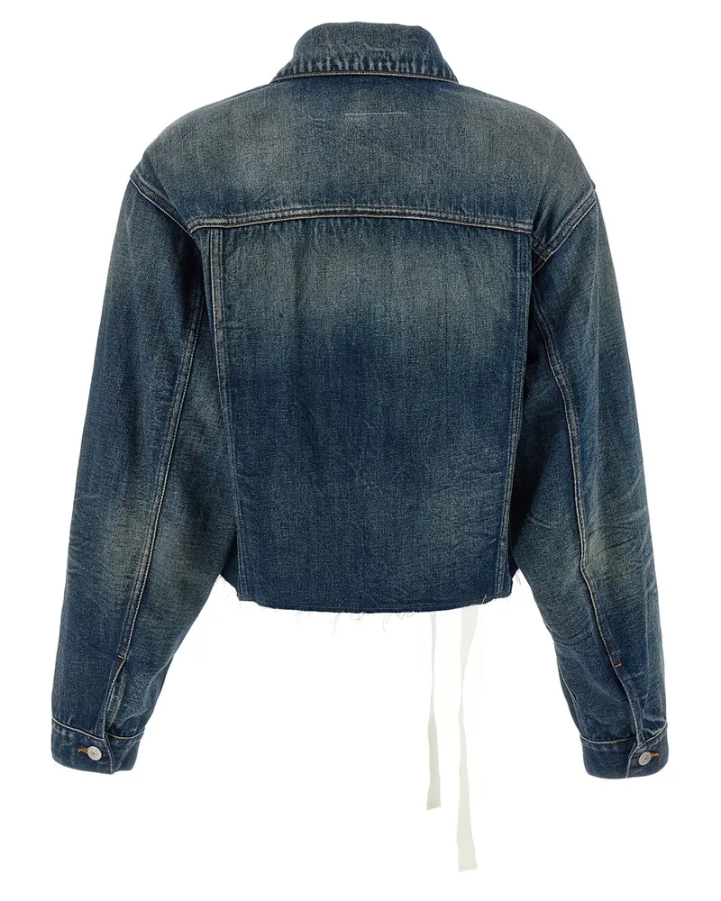 Maison Margiela Stonewashed Denim Jacket — Blue Blue