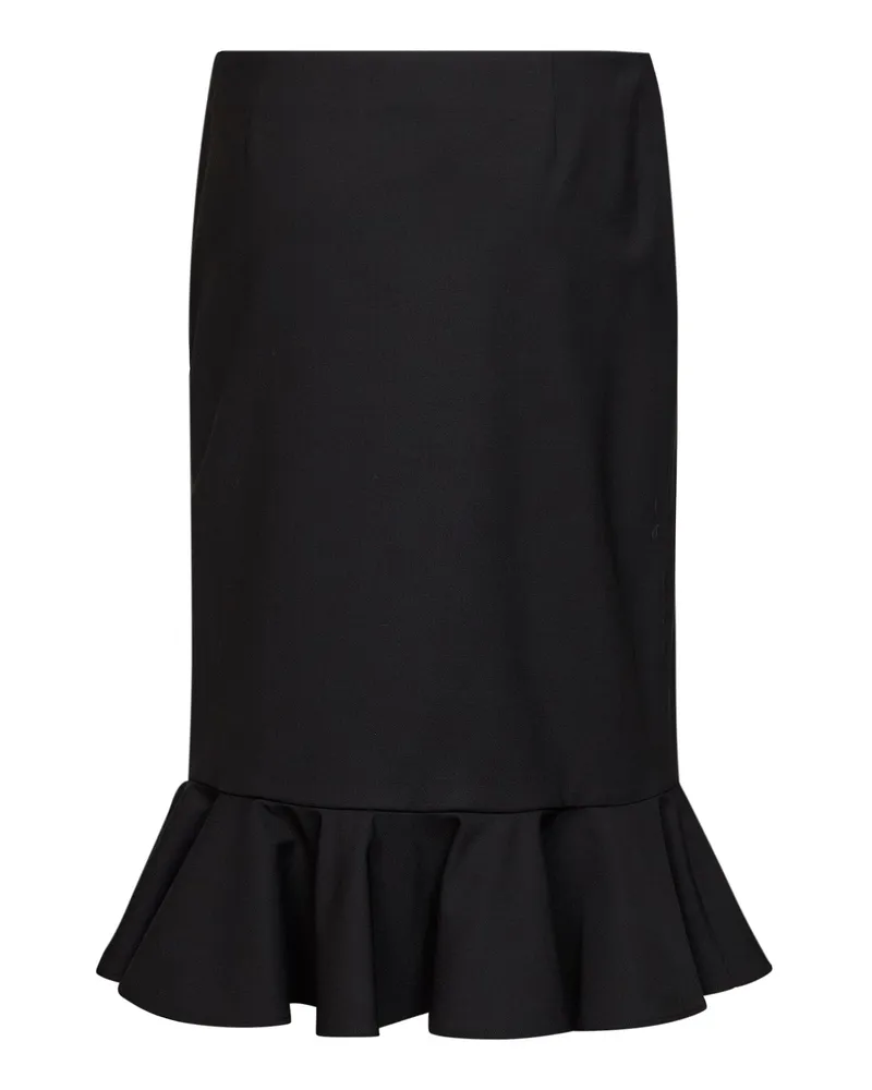 Giuseppe di Morabito Women's Midi Skirt Black Virgin Wool Black