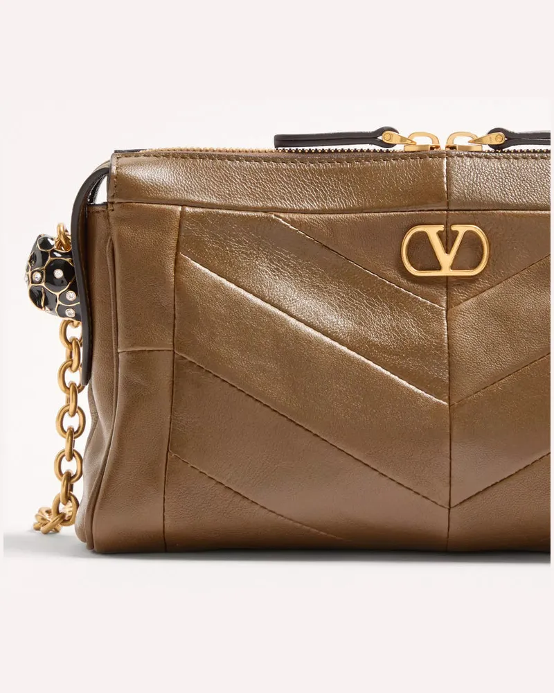 Valentino Garavani Unisex Val Bag E26 Tundra Brown