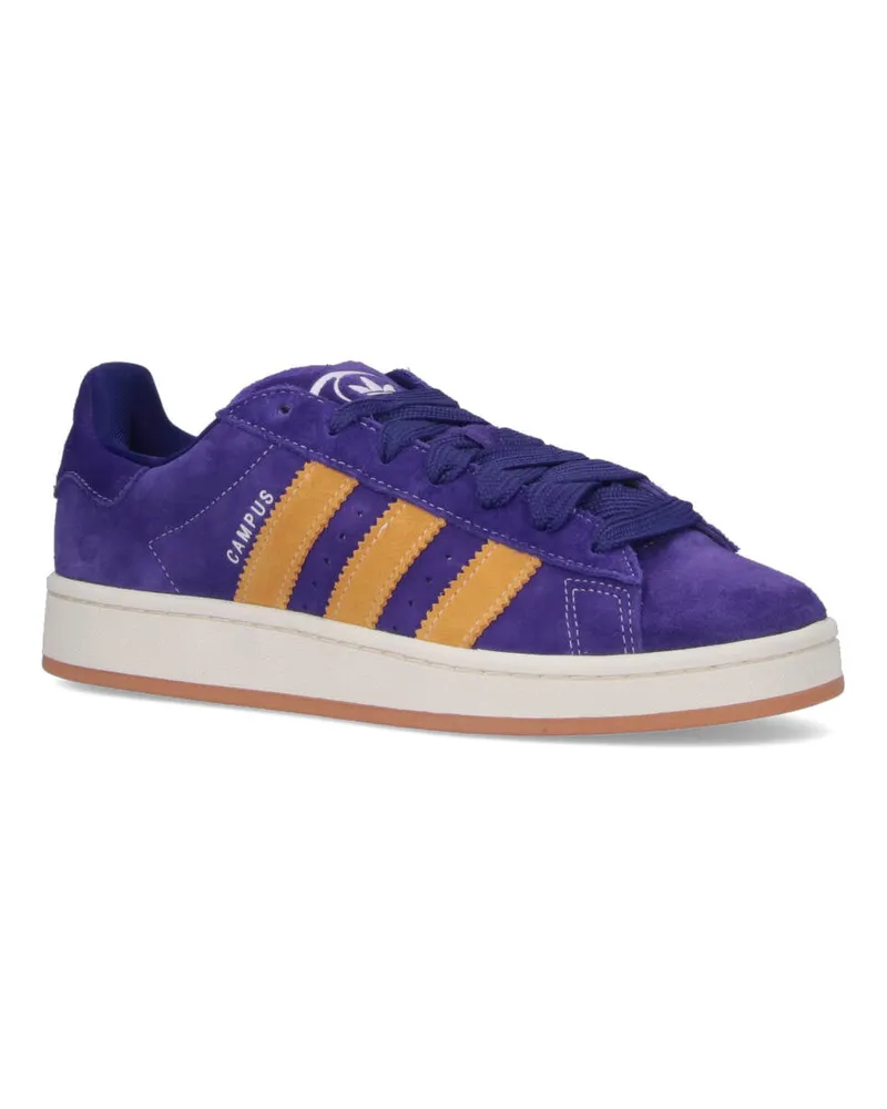 adidas Men's Sneakers Violet Leather Purple