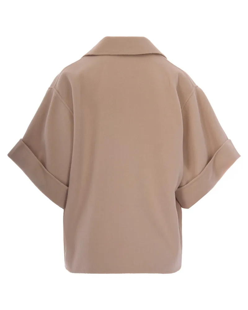 Max Mara Women's Coat Neo Mandorla Almond Beige