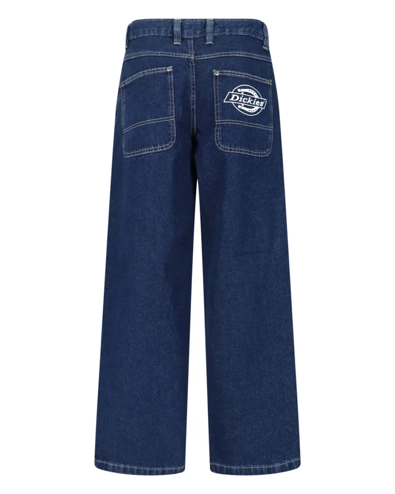 Dickies Men's Jeans Blue Cotton Blue