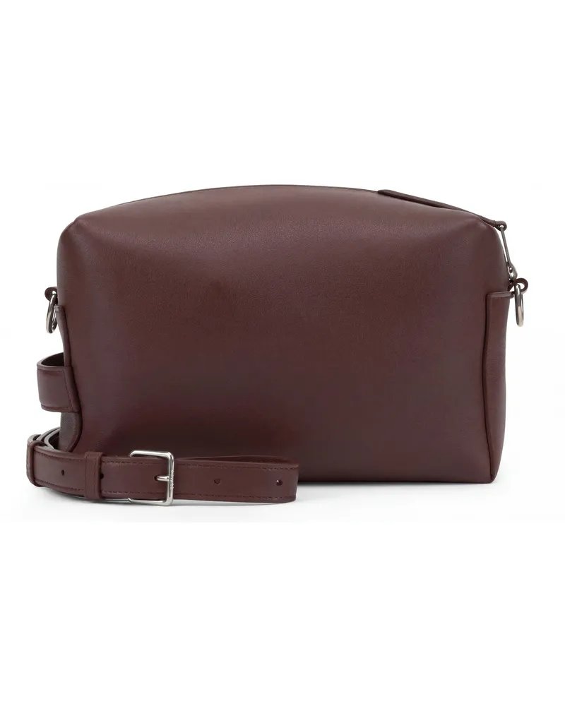 Celine Men's Shoulder Messenger Bag Burgundy Leather Calf Skin Burgundy