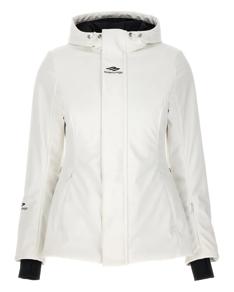 Balenciaga Ski Hourglass Parka — White White