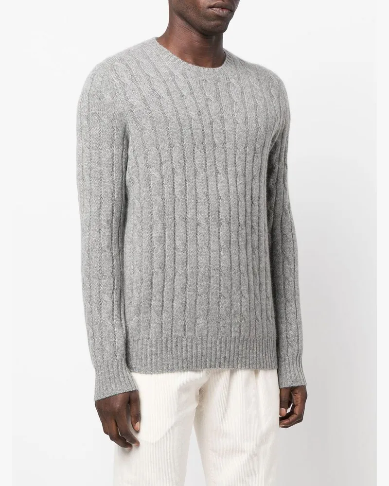 Ralph Lauren Men's Cashmere Sweater Grey Gray