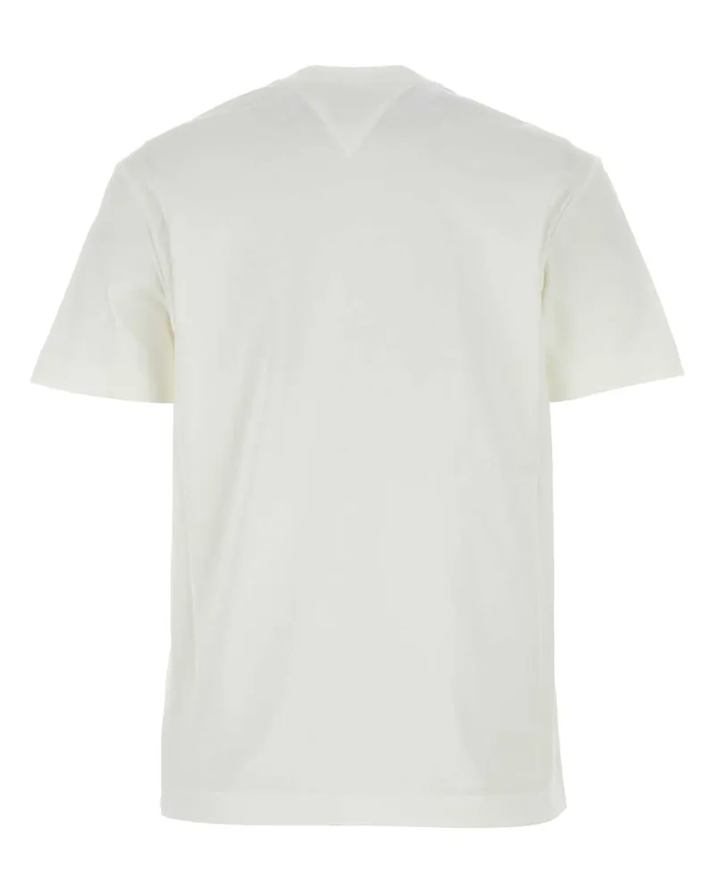 Bottega Veneta 796156v4de0 9071 Chalk Exterior: Cotton T-Shirt T-shirts And Polos White