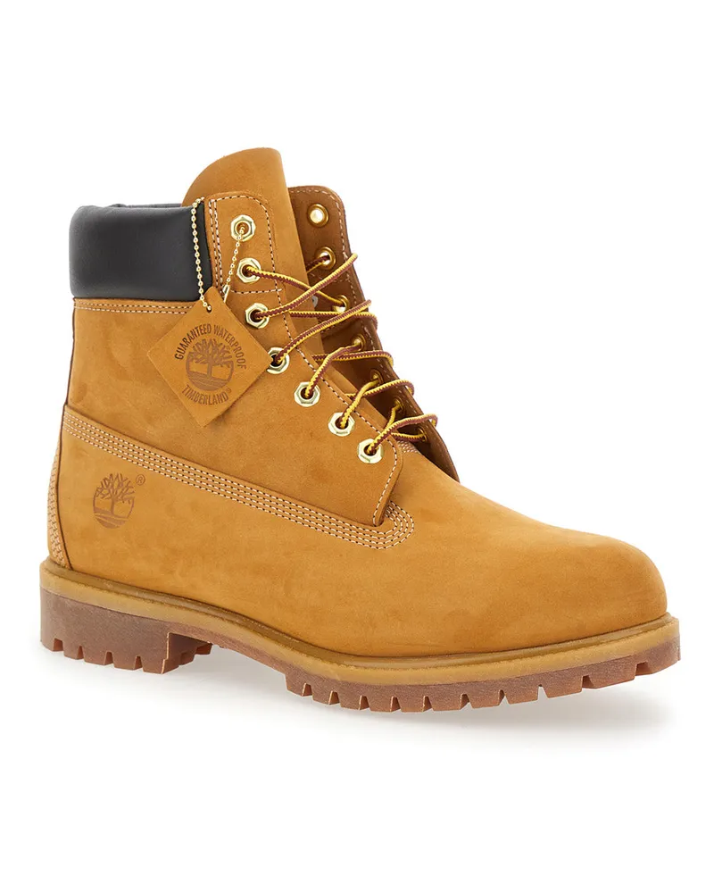 Timberland Men's Ankle Boots Beige Leather Beige