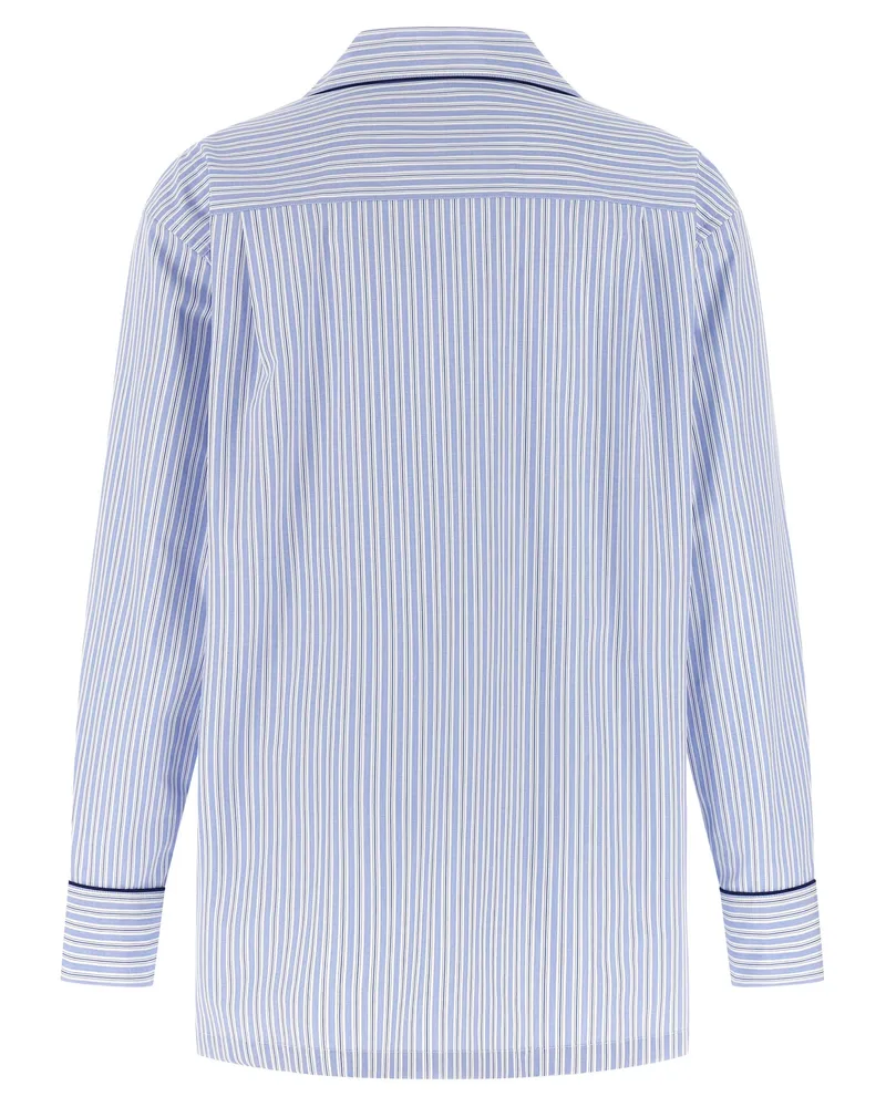 Dolce & Gabbana Women's Blue Cotton Blouse Blue