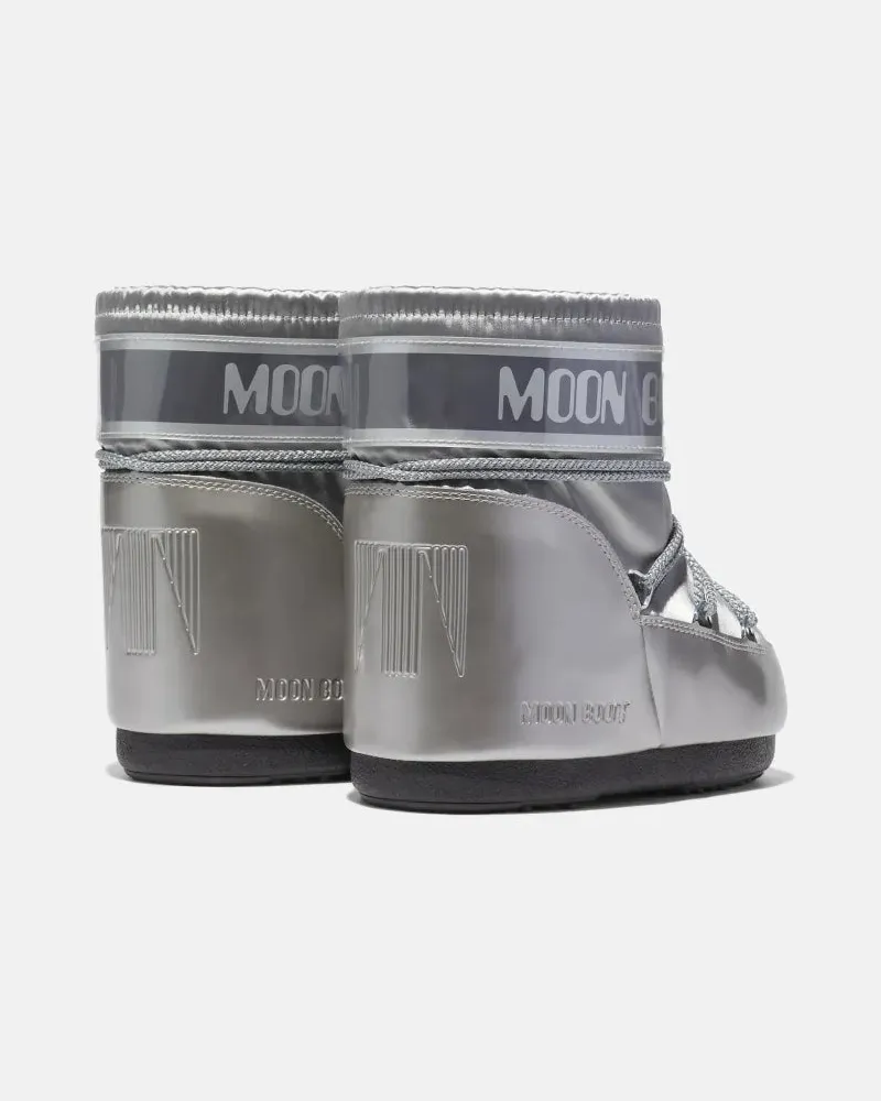 Moon Boot Silver Quilted Boot — Silver Silver