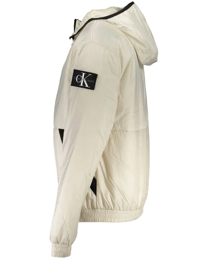 Calvin Klein Recycled Polyester Jacket — Beige Beige