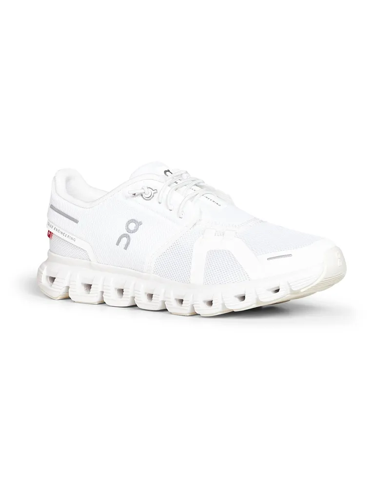 ON Women's Sneakers Cloud 6 White Polyamide Trainers White