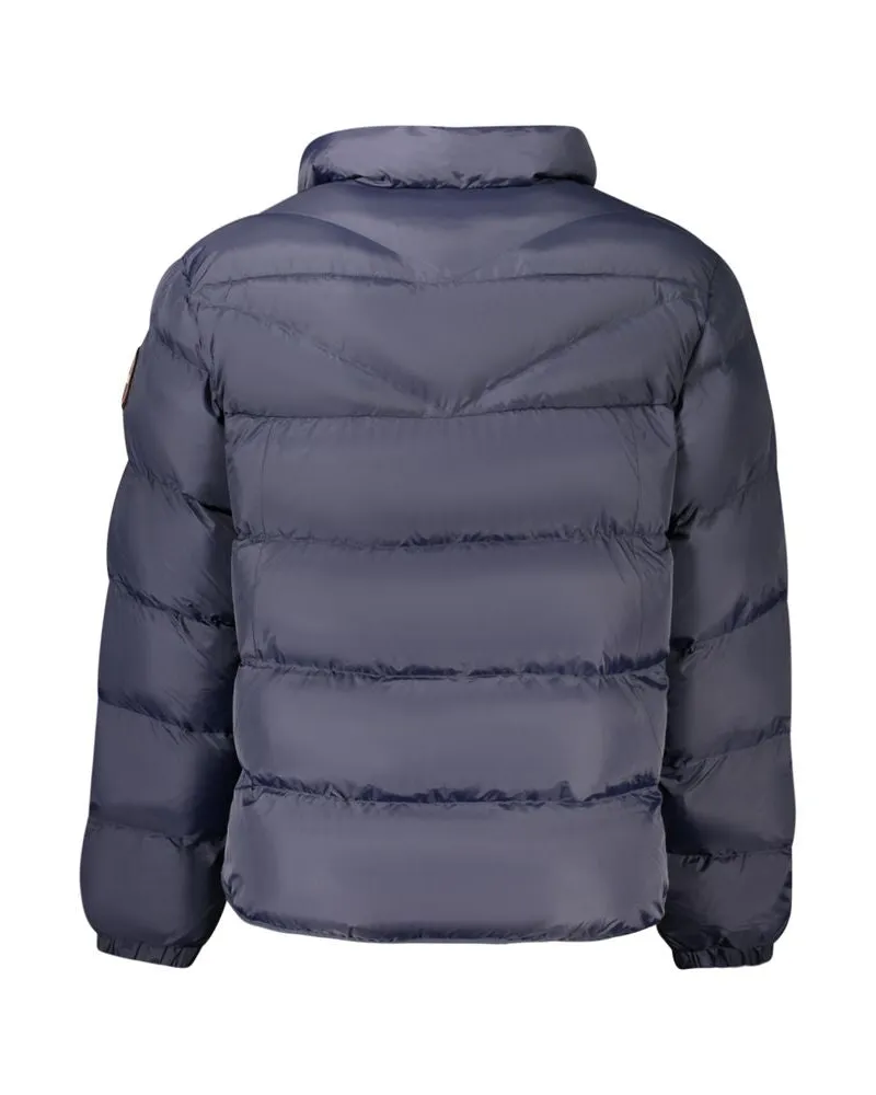 Napapijri Quilted Recycled Polyamide Down Jacket — Blue Blue