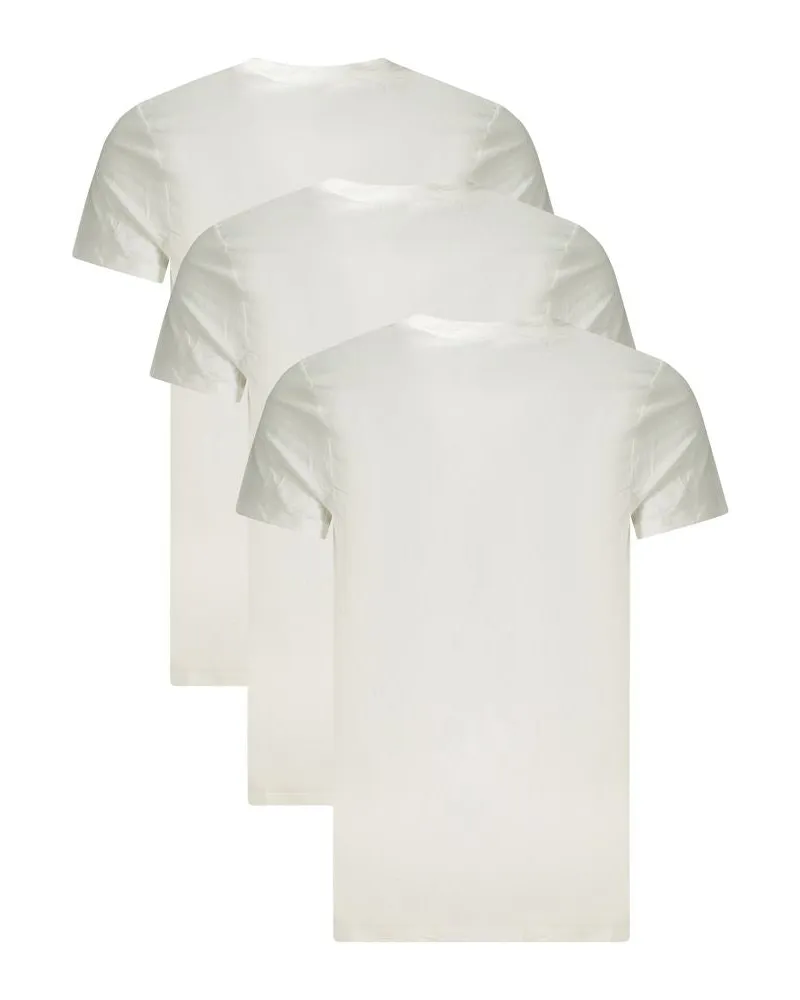 Calvin Klein Cotton Crew Neck T-Shirt — White White