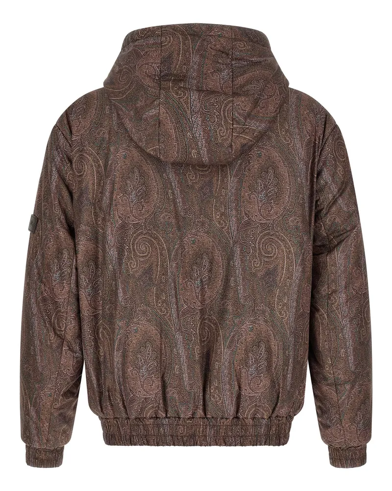 Etro Arnica Bomber Jacket — Brown Brown