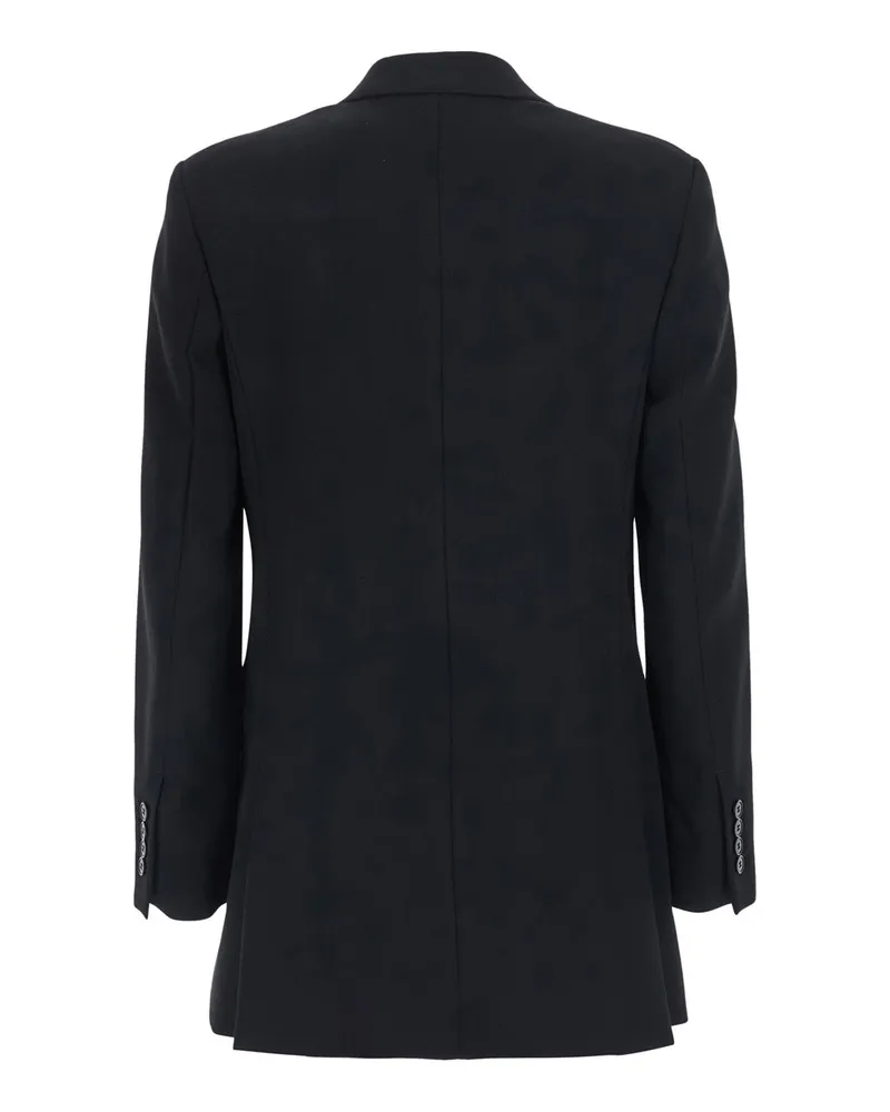 Max Mara Women's Jacket Mxmosso Black Wool Blazers 