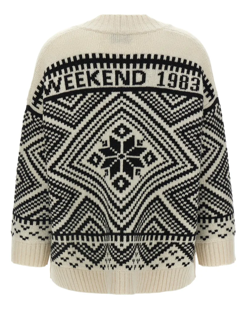 Max Mara Belgio Cardigan — Cream Cream