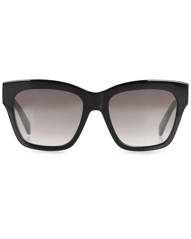 Celine Women's Triomphe Cat-Eye Sunglasses Black Acetate Black