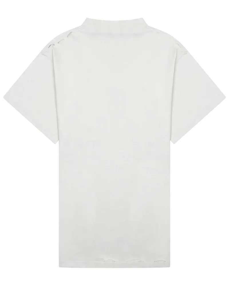 Balenciaga Printed Cotton T-Shirt — White White