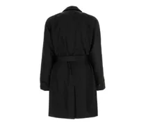Men's Re-Nylon Trench Coat Black Poliammidericiclata