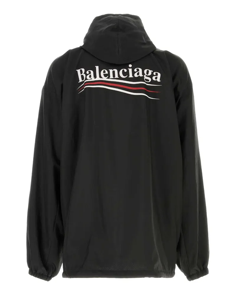 Balenciaga Men's Black Polyester Jacket Giubbini Black