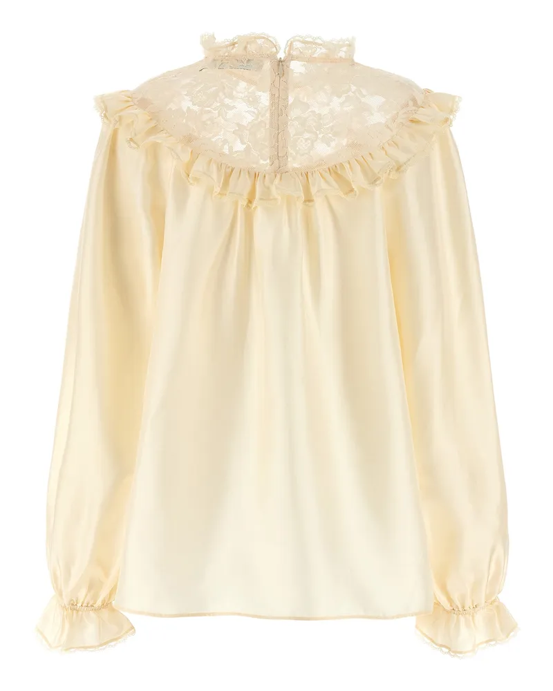 Zimmermann Women's Beige Silk Blouse Beige