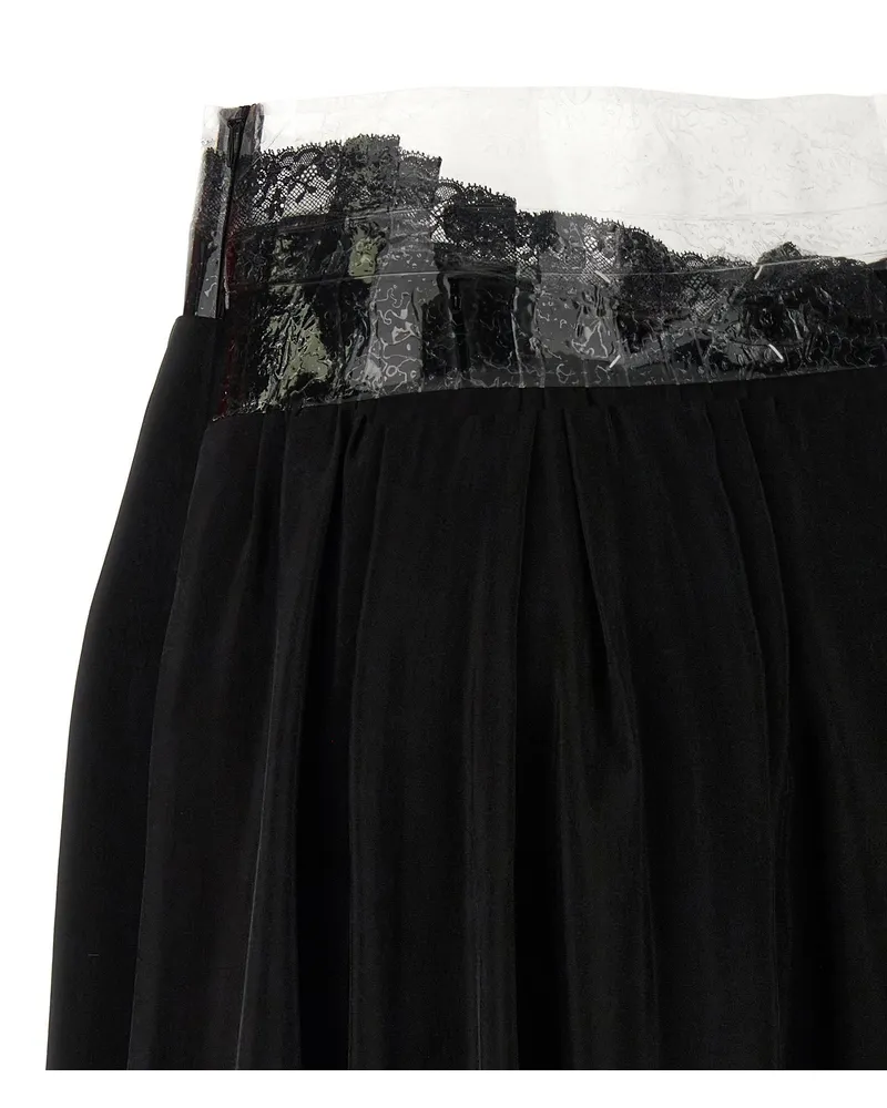 Maison Margiela Taped Skirt — Black Black