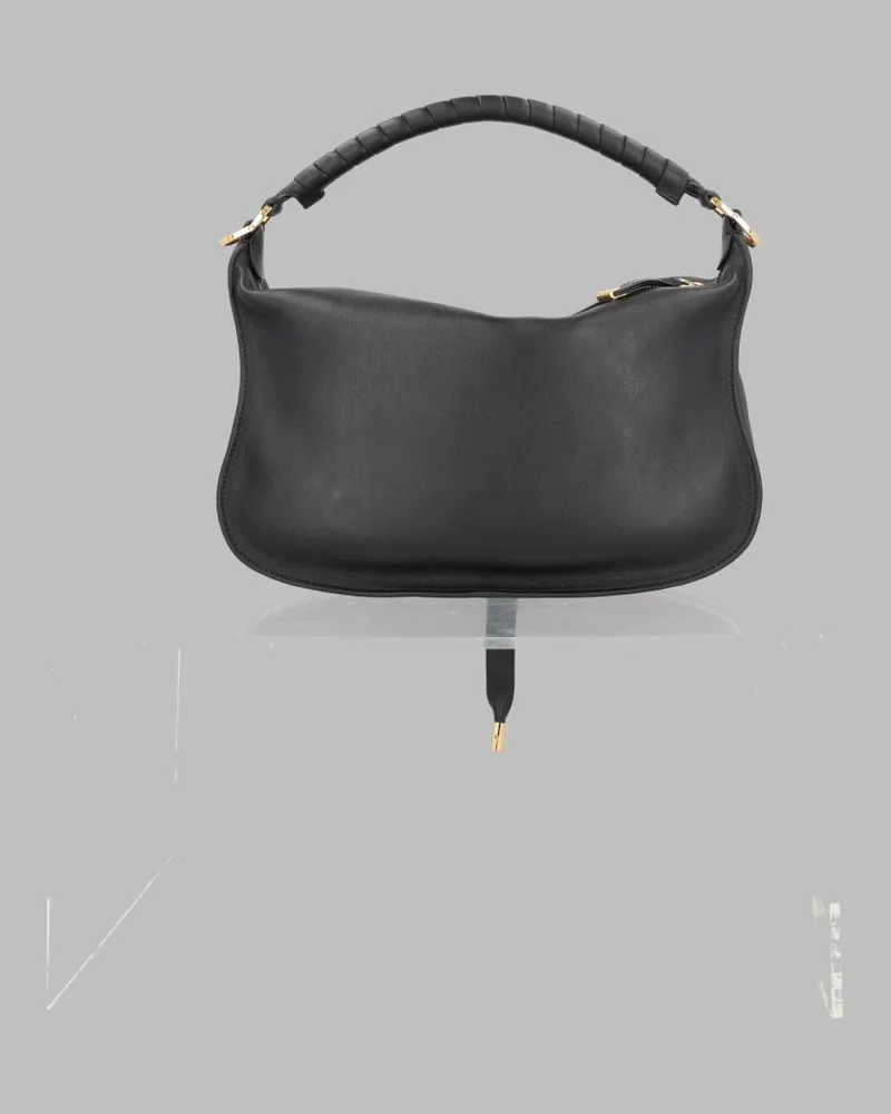 Chloé Marcie Shoulder Bag — Black Black