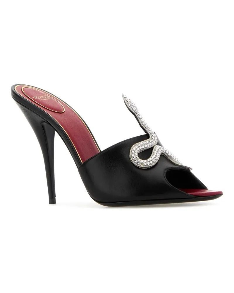 Valentino Garavani 8w0s0pd7hiz Edm Nerocrystal Mocassini Loafers Black