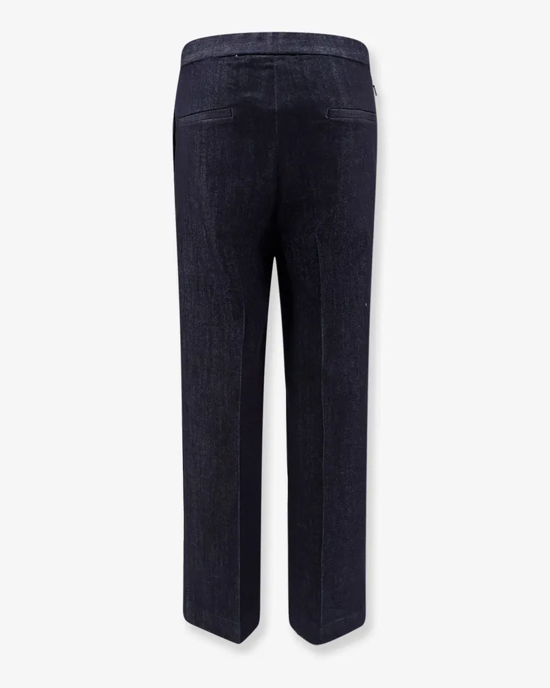 Hevò Men Trousers Torresgarrata Blue Denim Cotton Blue