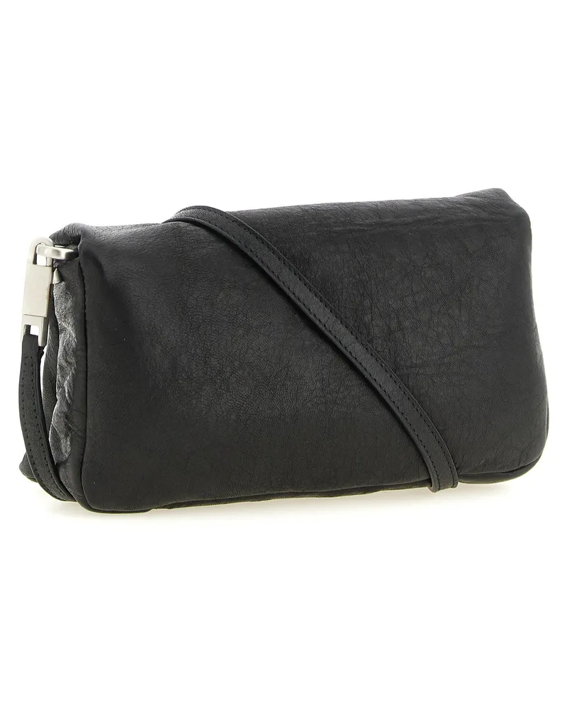 Rick Owens Pillow Griffin Clutch — Black Black