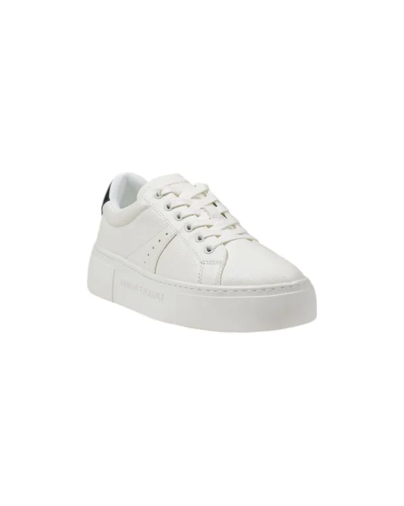 Armani Exchange Chunky Platform Sneakers — Black Black