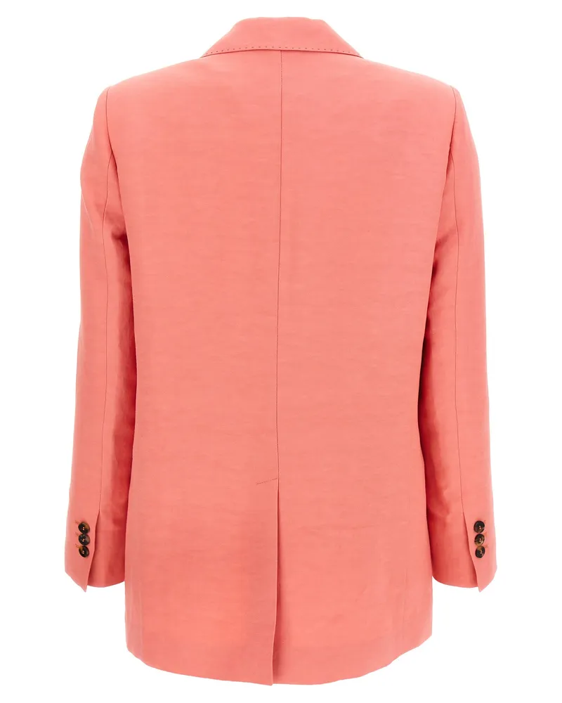 Alberto Biani America Blazer — Coral Coral