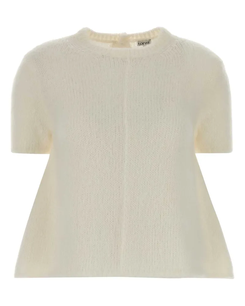 Loewe Sleeve Sweater — White White
