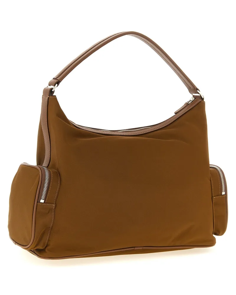 Stella McCartney Women's Brown Polyamide Shoulder Bag Brown