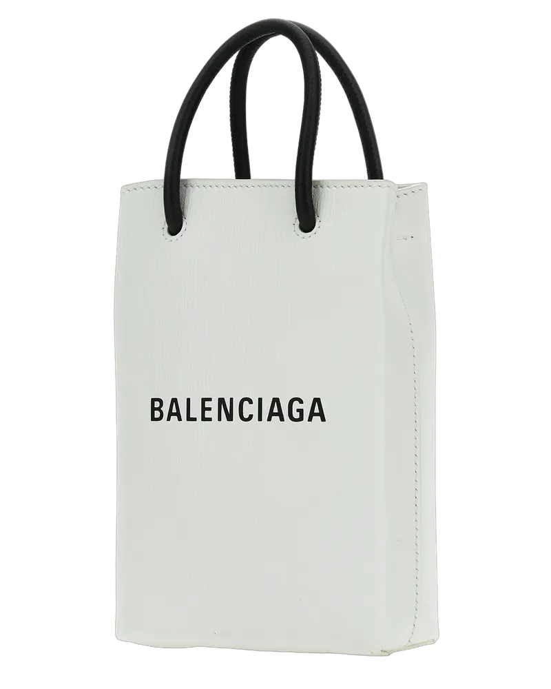 Balenciaga 9000 Squared Calf Pa Cover Accessory White