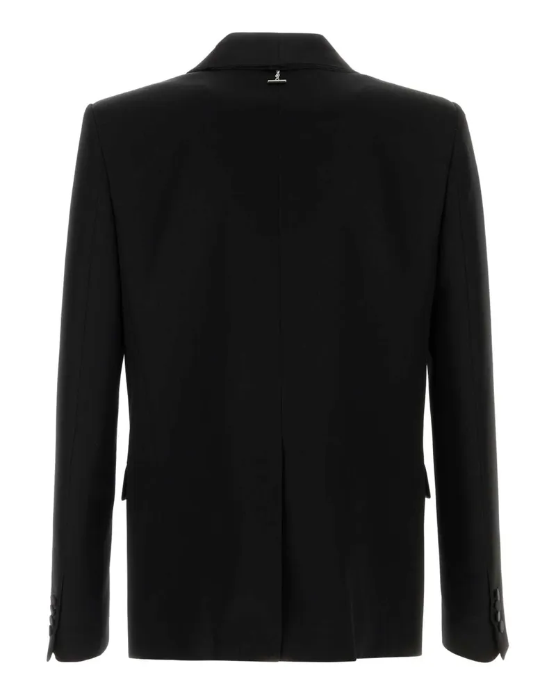 Alexander McQueen Men's Shwl Blazer Black Wool Blazers Black