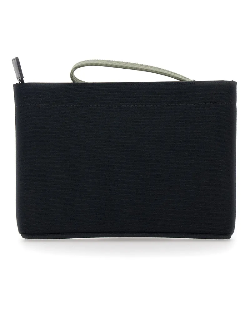 Givenchy Men's Pouch Black Cotton Clutch Bags Black