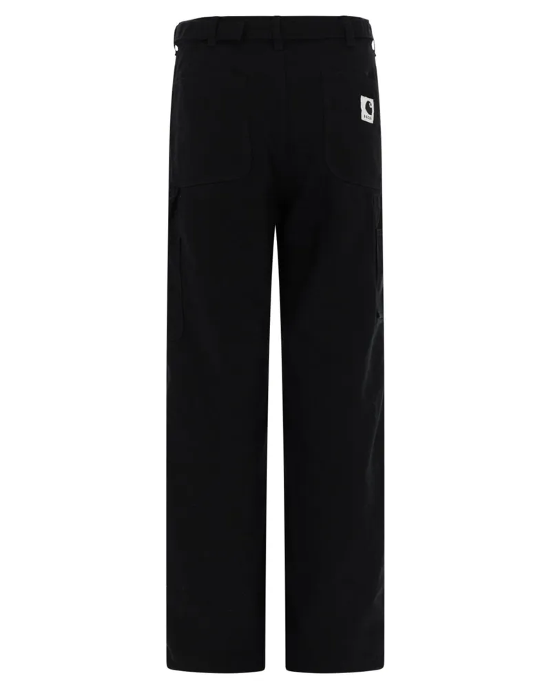 Sacai Cotton Duck Trousers — Black Black