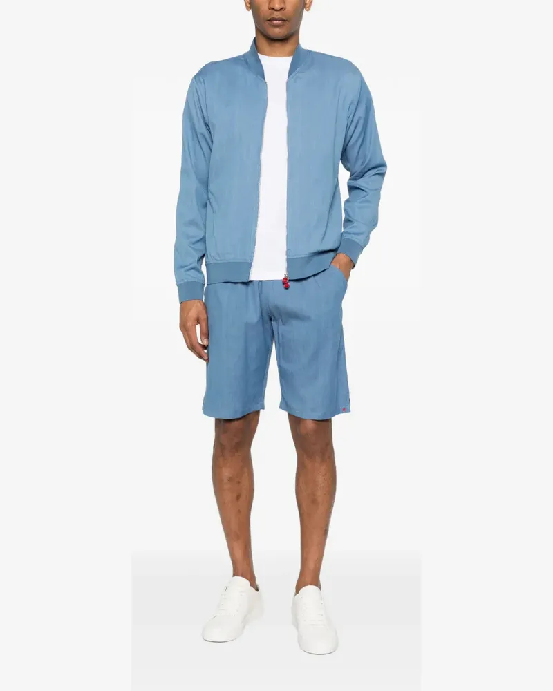 Kiton Men's Short Ss26 M Blue