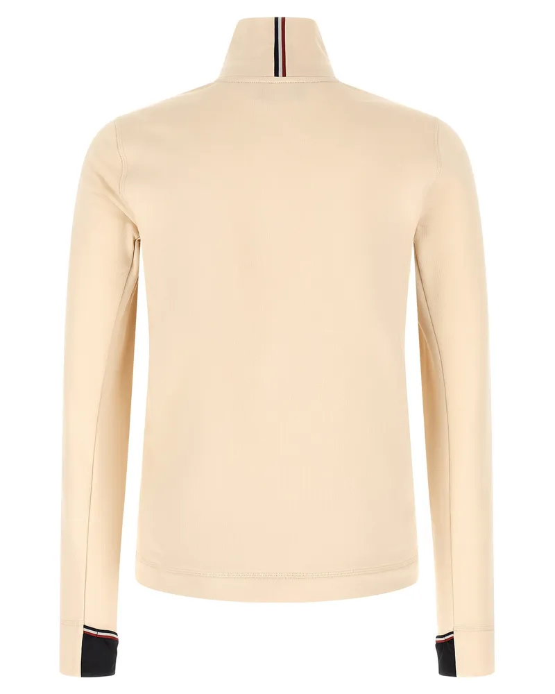 Moncler Polartec® Thermal Turtleneck Sweater — Cream Cream