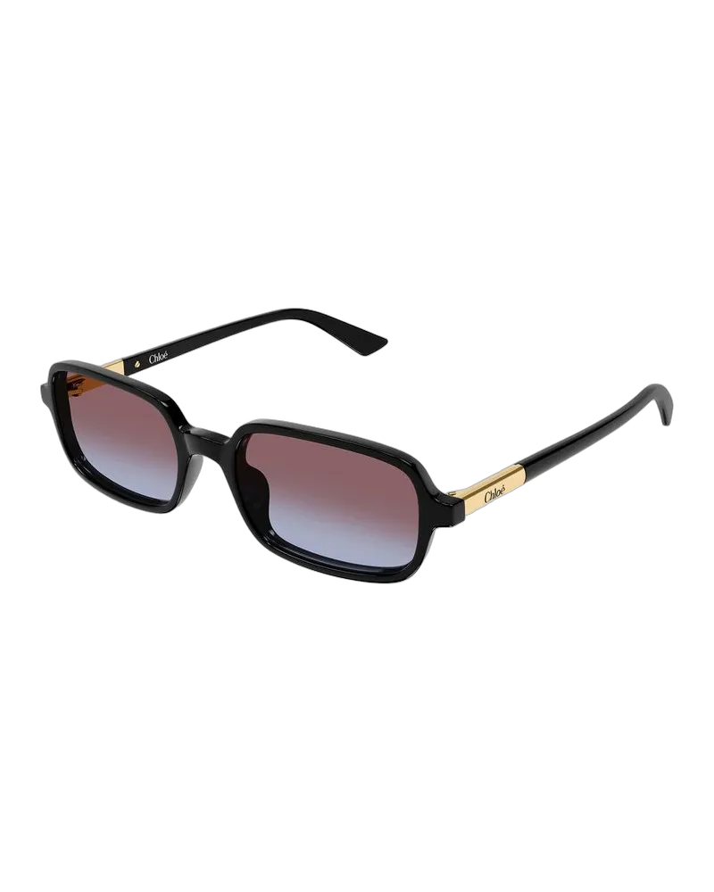 Chloé Unisex Sunglasses Black Recycled Acetate Black