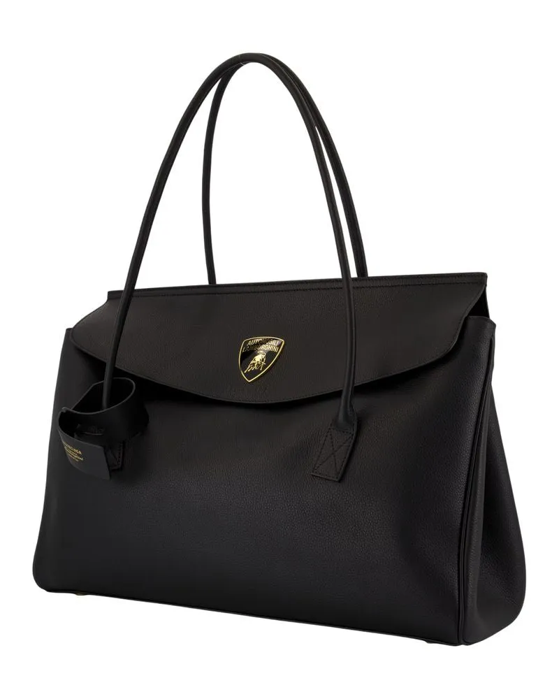 Balenciaga Unisex Carrie Purse -  Leather Black Bags Handbags-Purses Black