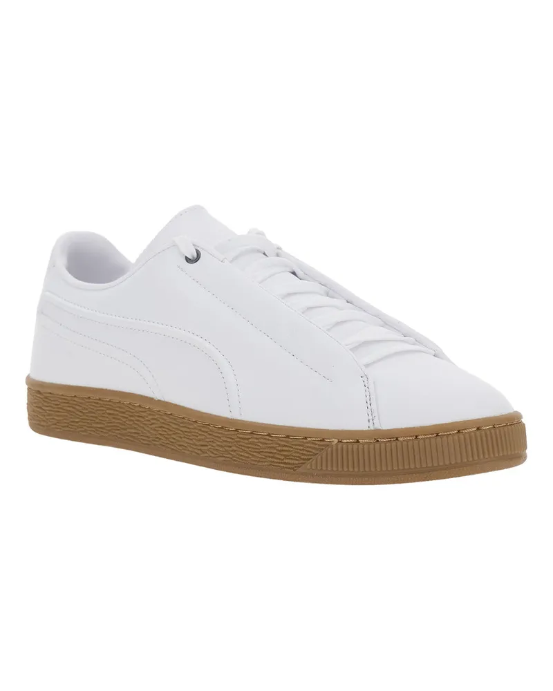 Puma Men's Sneakers Suede Modern Lth White Leather Leather-Suede-Rubber Trainers Leather/suede/rubber White