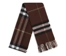 Women's Brown Cashmere Scarf