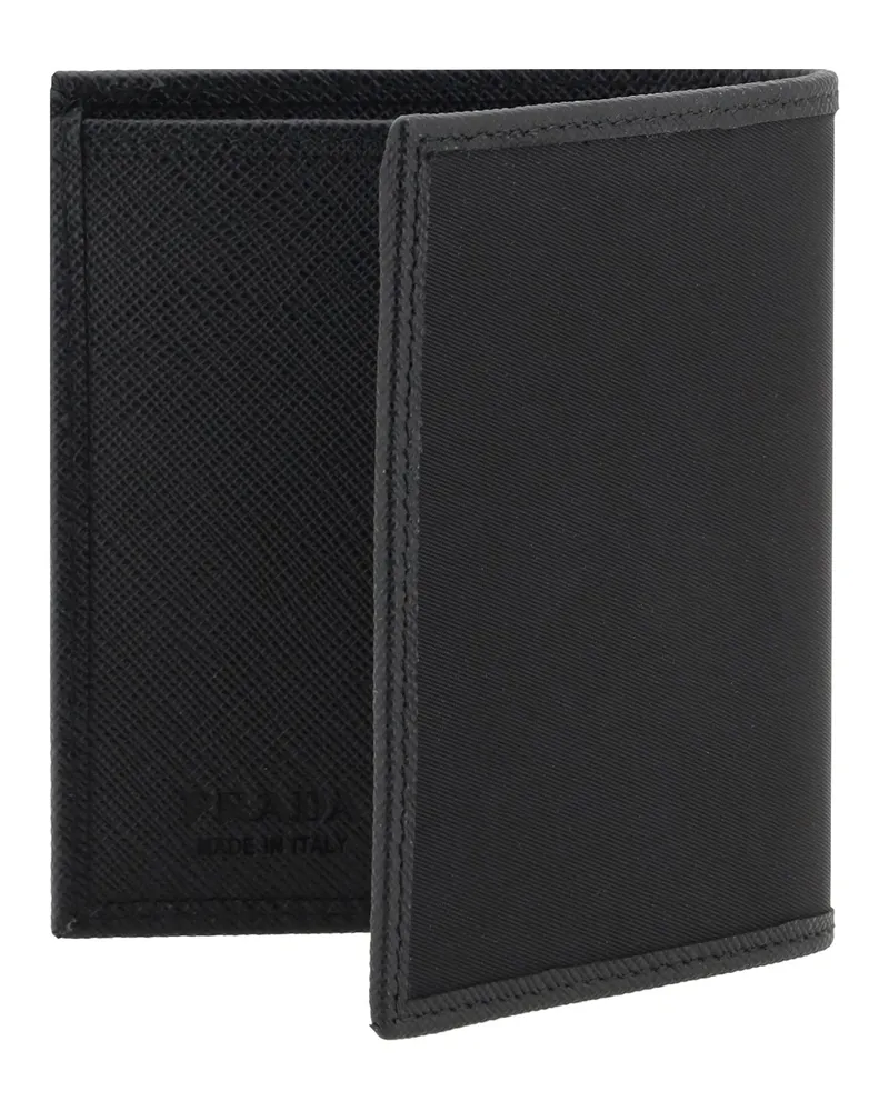 Prada Re-Nylon Bifold Wallet — Black Black