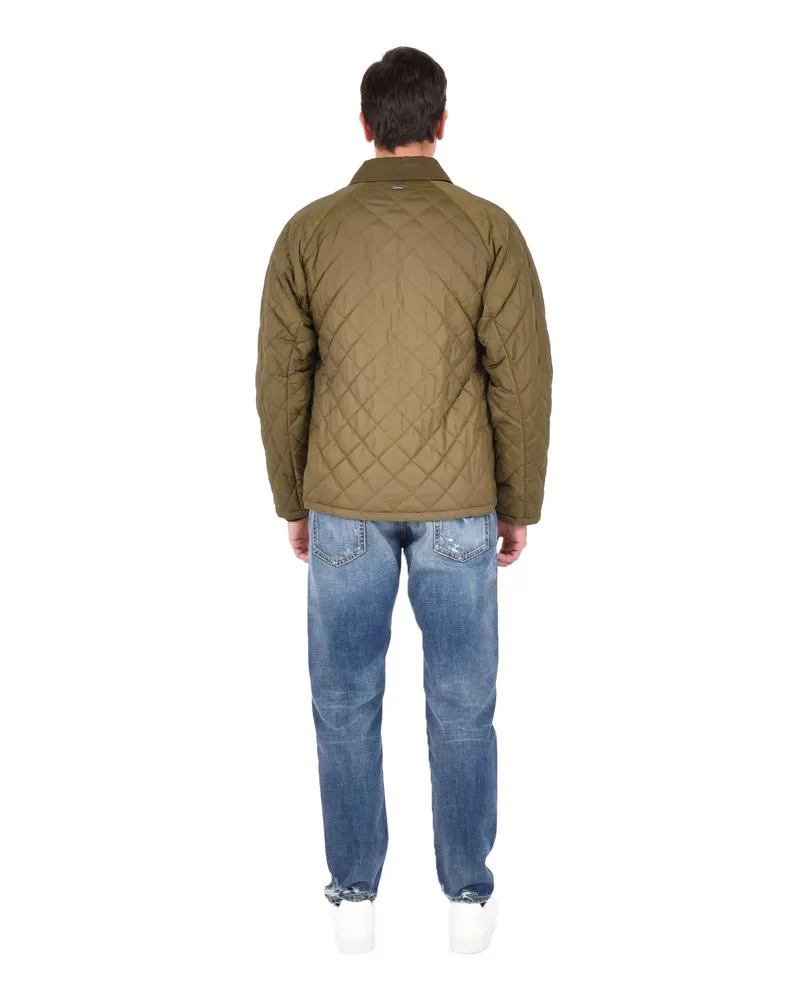 Herno Men's Military Green Jacket Polyamide Green