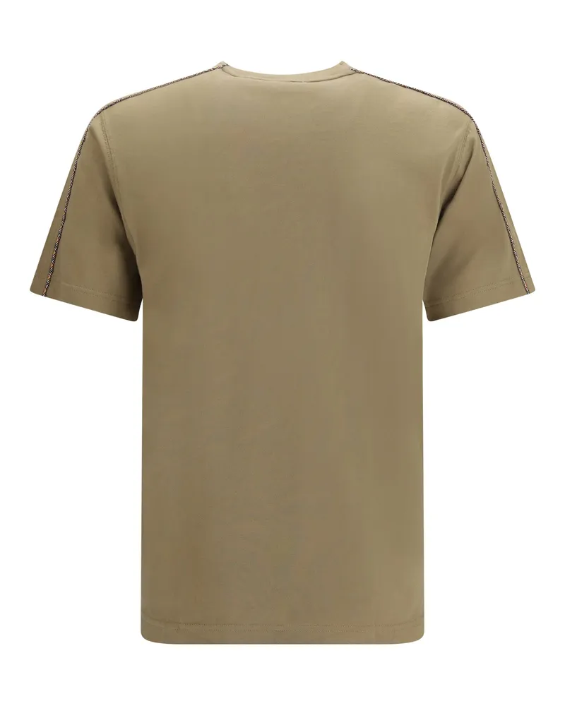 Burberry Embroidered Logo T-Shirt — Brown 